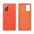 Capinha Celular Galaxy Note 20 Silicone Cover Aveludado Laranja