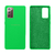 Capinha Celular Galaxy Note 20 Silicone Cover Aveludado Verde