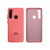 Capinha Celular Para Xiaomi Redmi Note 8 Silicone Cover Aveludado Rosa