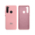 Capinha Celular Para Xiaomi Redmi Note 8 Silicone Cover Aveludado Rosa chiclete