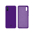 Capinha Celular Para Xiaomi Redmi 9A Silicone Cover Aveludada Violeta