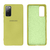 Capinha Celular Galaxy S20 FE Silicone Cover Aveludado Verde Abacate