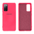 Capinha Celular Galaxy S20 FE Silicone Cover Aveludado Rosa Pink
