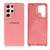 Capinha Celular Galaxy S21 Ultra com Relevo nas Câmeras Rosa