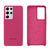 Capinha Celular Galaxy S21 Ultra Silicone Cover Aveludado Rosa Hisbisco