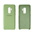 Capinha Celular Galaxy S9 Plus Silicone Cover Aveludado Verde Menta