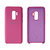 Capinha Celular Galaxy S9 Plus Silicone Cover Aveludado Rosa Hisbisco