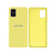 Capinha Celular Galaxy A51 Silicone Cover Aveludado Amarelo