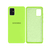 Capinha Celular Galaxy A51 Silicone Cover Aveludado Verde Neon