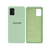 Capinha Celular Galaxy A51 Silicone Cover Aveludado Verde Menta