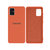 Capinha Celular Galaxy A51 Silicone Cover Aveludado Laranja