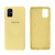 Capinha Celular Galaxy M51 Silicone Cover Aveludado Amarelo Bebê