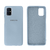 Capinha Celular Galaxy M51 Silicone Cover Aveludado Azul Bebê