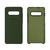 Capinha Celular para Galaxy S10 Silicone Cover Aveludado Verde Militar