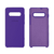 Capinha Celular para Galaxy S10 Silicone Cover Aveludado Violeta