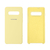 Capinha Celular para Galaxy S10 Silicone Cover Aveludado Amarelo Bebê