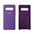 Capinha Celular para Galaxy S10 Silicone Cover Aveludado Roxo