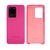 Capinha Celular Galaxy S20 Ultra Silicone Cover Aveludado Rosa Hisbisco