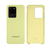 Capinha Celular Galaxy S20 Ultra Silicone Cover Aveludado Amarelo Lemon