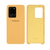 Capinha Celular Galaxy S20 Ultra Silicone Cover Aveludado Amarelo