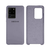 Capinha Celular Galaxy S20 Ultra Silicone Cover Aveludado Cinza Lavanda