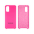 Capinha Celular Galaxy S20 Silicone Cover Aveludado Rosa Pink