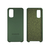 Capinha Celular Galaxy S20 Silicone Cover Aveludado Verde Militar