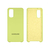 Capinha Celular Galaxy S20 Silicone Cover Aveludado Verde Abacate