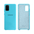 Capinha Celular Galaxy S20 Plus Silicone Aveludado Azul Piscina