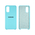 Capinha Celular Galaxy S20 Silicone Cover Aveludado Azul Piscina