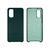 Capinha Celular Galaxy S20 Silicone Cover Aveludado Verde Escuro