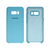 Capinha Celular Galaxy Galaxy S8 Silicone Cover Aveludado Azul Aquario