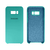 Capinha Celular Galaxy S8 Plus Silicone Cover Aveludado Verde Água