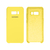 Capinha Celular Galaxy Galaxy S8 Silicone Cover Aveludado Amarelo