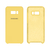 Capinha Celular Galaxy S8 Plus Silicone Cover Aveludado Amarelo