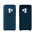 Capinha Celular Galaxy S9 Silicone Cover Aveludado Azul Cobalto