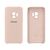 Capinha Celular Galaxy S9 Silicone Cover Aveludado Rosa Areia