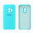 Capinha Celular Galaxy S9 Silicone Cover Aveludado Azul Piscina