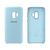 Capinha Celular Galaxy S9 Silicone Cover Aveludado Azul Piscina