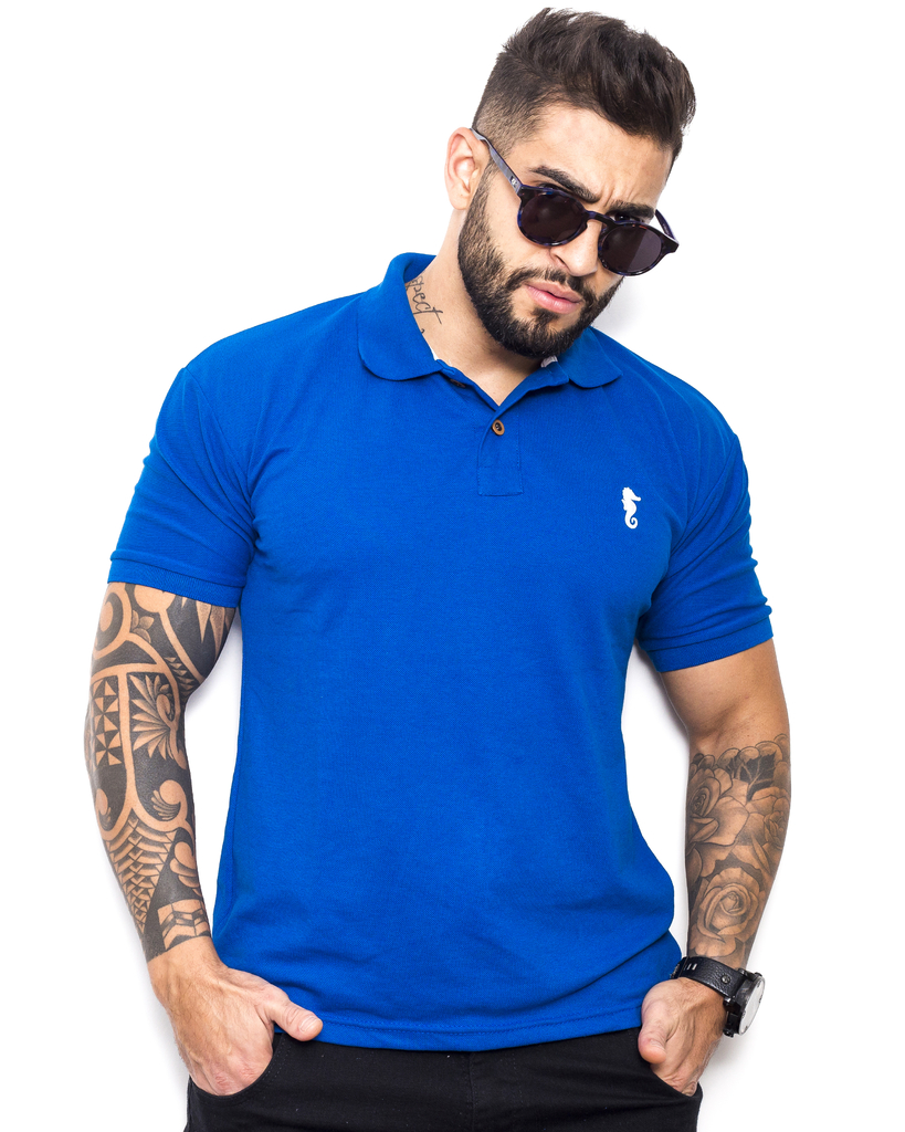 Camisa azul polo new arrivals