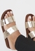 Birken Duo (Verniz) - Dourada - HELEVE VEGAN SHOES