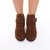 Botas de Velcro - Caramelo Camurça - loja online