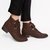 Botas de Velcro - Café Liso - comprar online