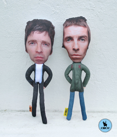 Muñecos Oasis // Noel & Liam