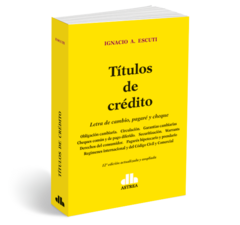 Titulos de credito - Escuti - Editorial Astrea