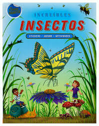 INCREIBLES INSECTOS LIBRO CON STIKERS