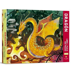 DRAGON, LIBRO Y PUZLE 100 PIEZAS-MANOLITO BOOK