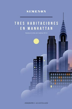Tres Habitaciones en Manhattan - Simeon Gorge - Editorial Anagrama