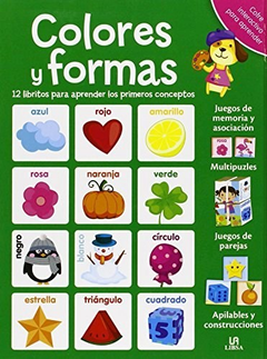 COLOR Y FORMAS 12 LIBRITOS PARA APRENDER LOS PRIMEROS CONCEPTOS (CARTONE)