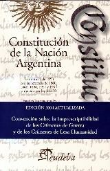 Constitucion de la Nacion Argentina - Hebe Mabel Leonardi De Herbón - Editorial Eudeba